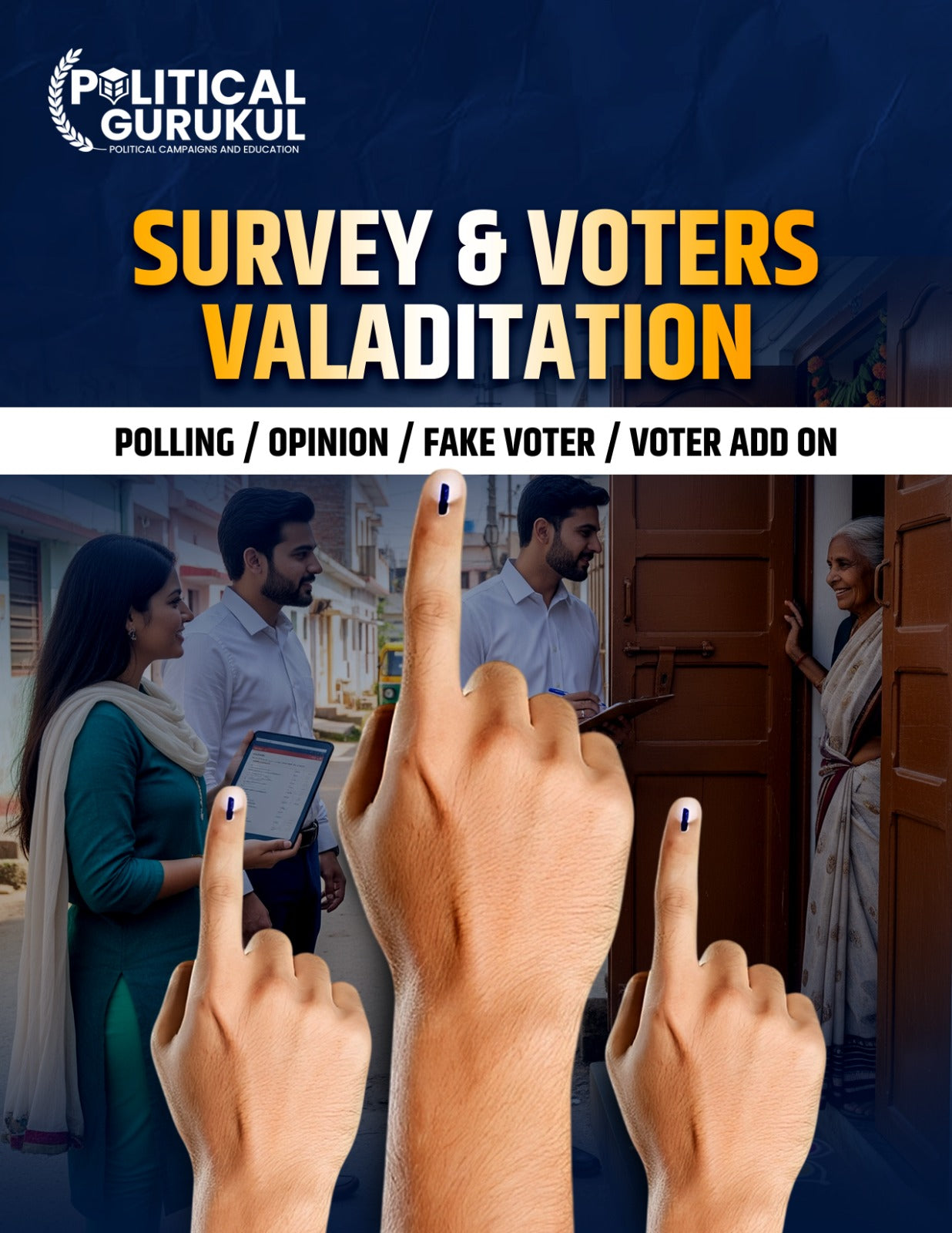 Survey & Voter Validation: Polling, Opinion, and Voter Verification Techniques